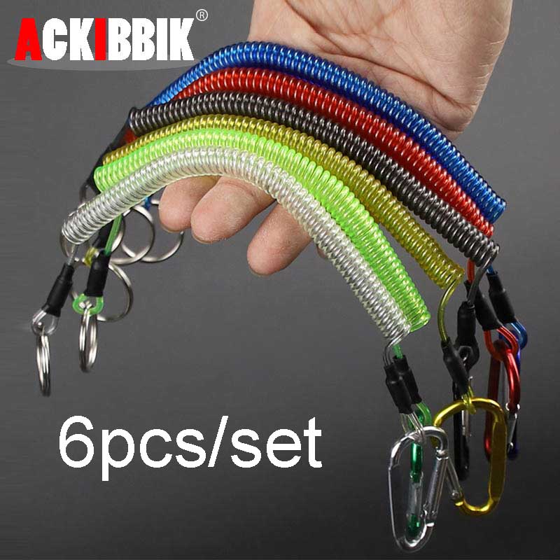 Fishing Kayak Paddle - Ackibbik 6 szt. Smycz wędkarska z