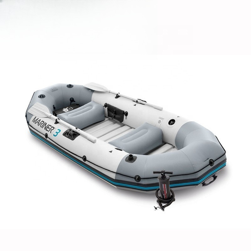 Fishing Kayak Inflatable - 68373 ZESTAW ŁÓDZI Kajak Ponton Nadmuchiwany