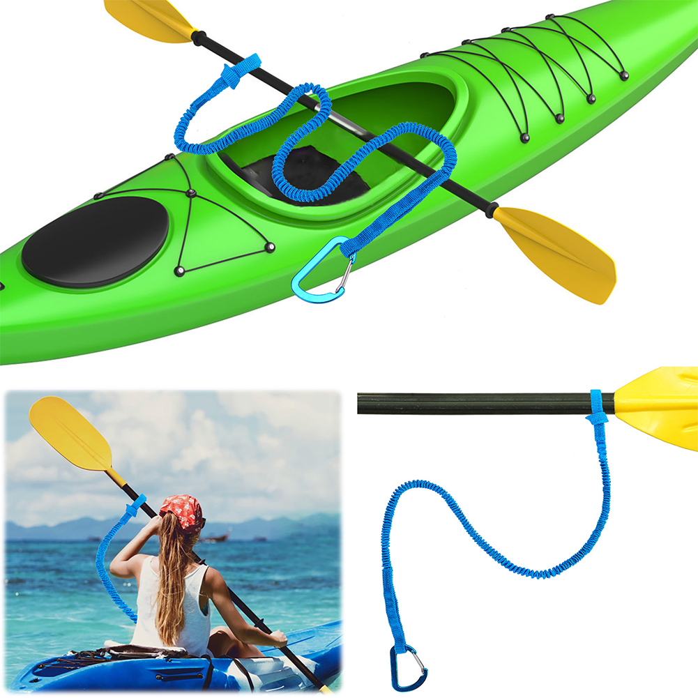 Fishing Kayak Paddle Leash - 4~1 SZT. Smycz do wiosła kajakowego,