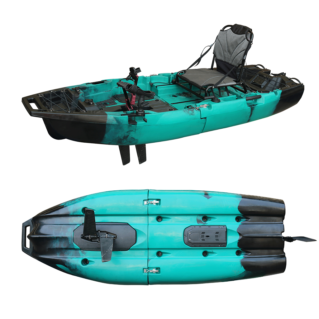 Fishing Kayak Paddle - Kajak modułowy HDPE 8 stóp 2,5