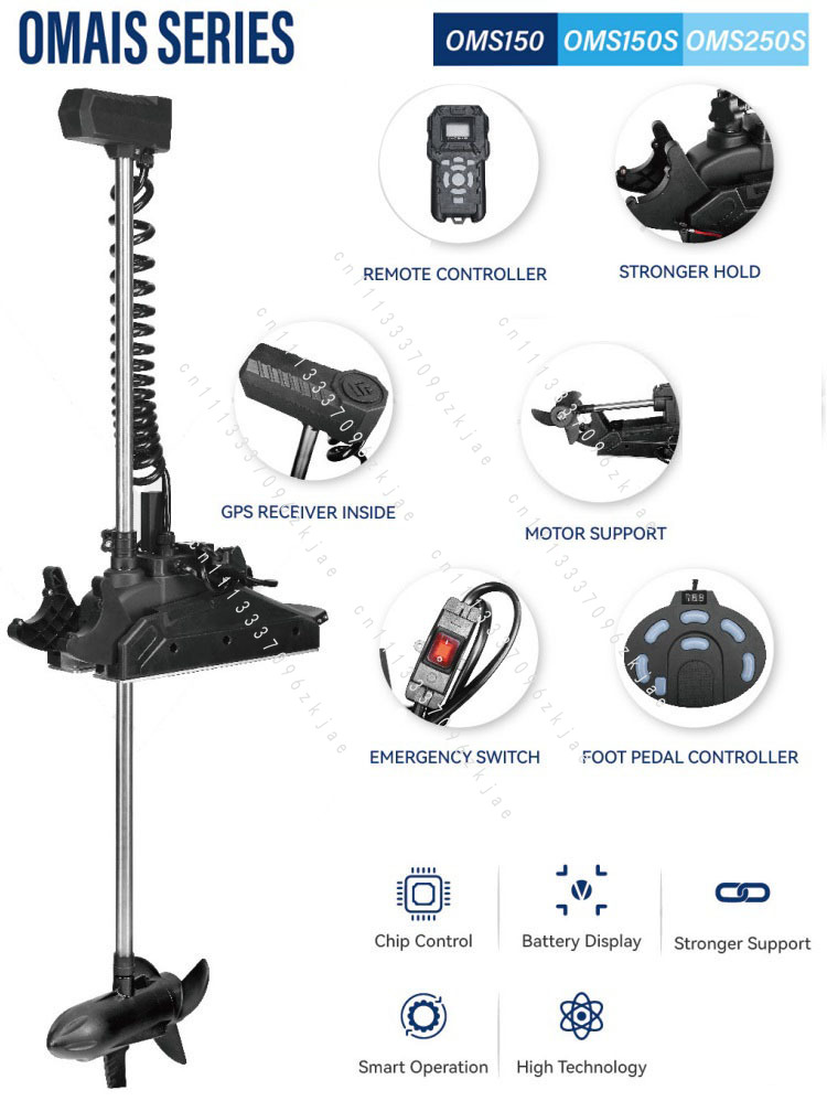 Fishing Kayak Trolling Motor - Promocja: Elektryczny silnik zaburtowy do trollingu,