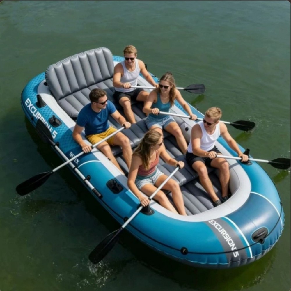 Fishing Kayak Inflatable - Kajak dwuosobowy, czteroosobowy, gruby kajak, łódź