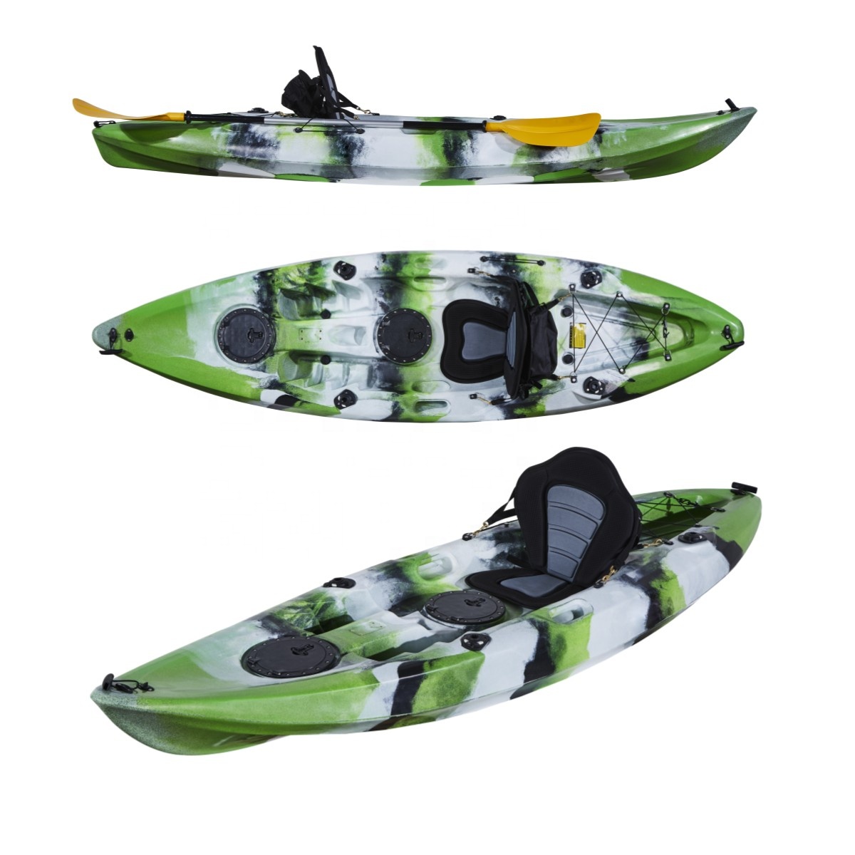 Fishing Kayak Pedal Drive - Wyprzedaż! Kajak wędkarski 2,93 metra, łódka