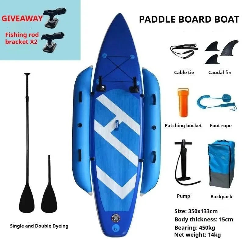 Nadmuchiwana deska SUP do wędk – Fishing Kayak Rod Holder recenzja i cena