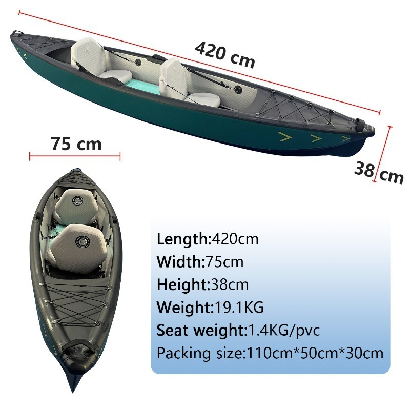 Nowy Design 4.2m Przenośny Nad – Fishing Kayak Inflatable recenzja i cena