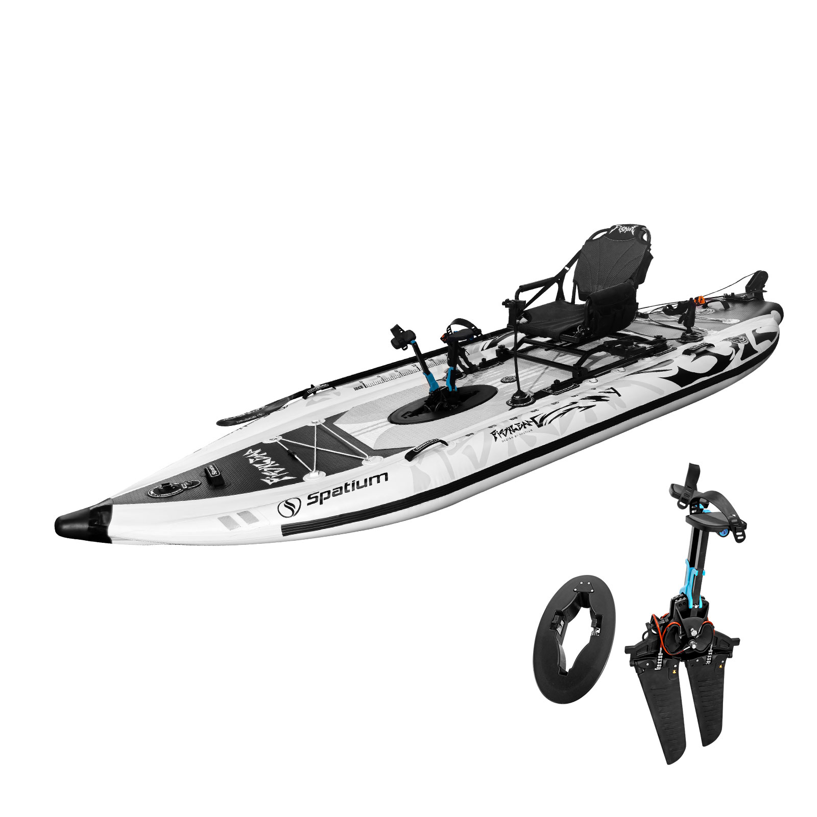 Spatium 11.5ft Kajak Wędkarski – Fishing Kayak Pedal Drive recenzja i cena