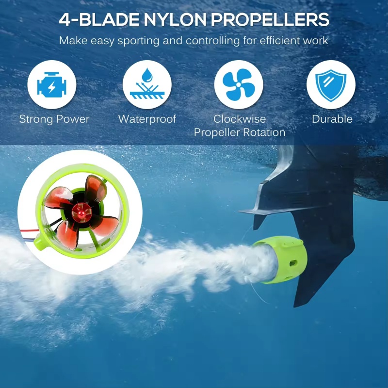 Silnik podwodny bezszczotkowy  – Fishing Kayak Trolling Motor recenzja i cena