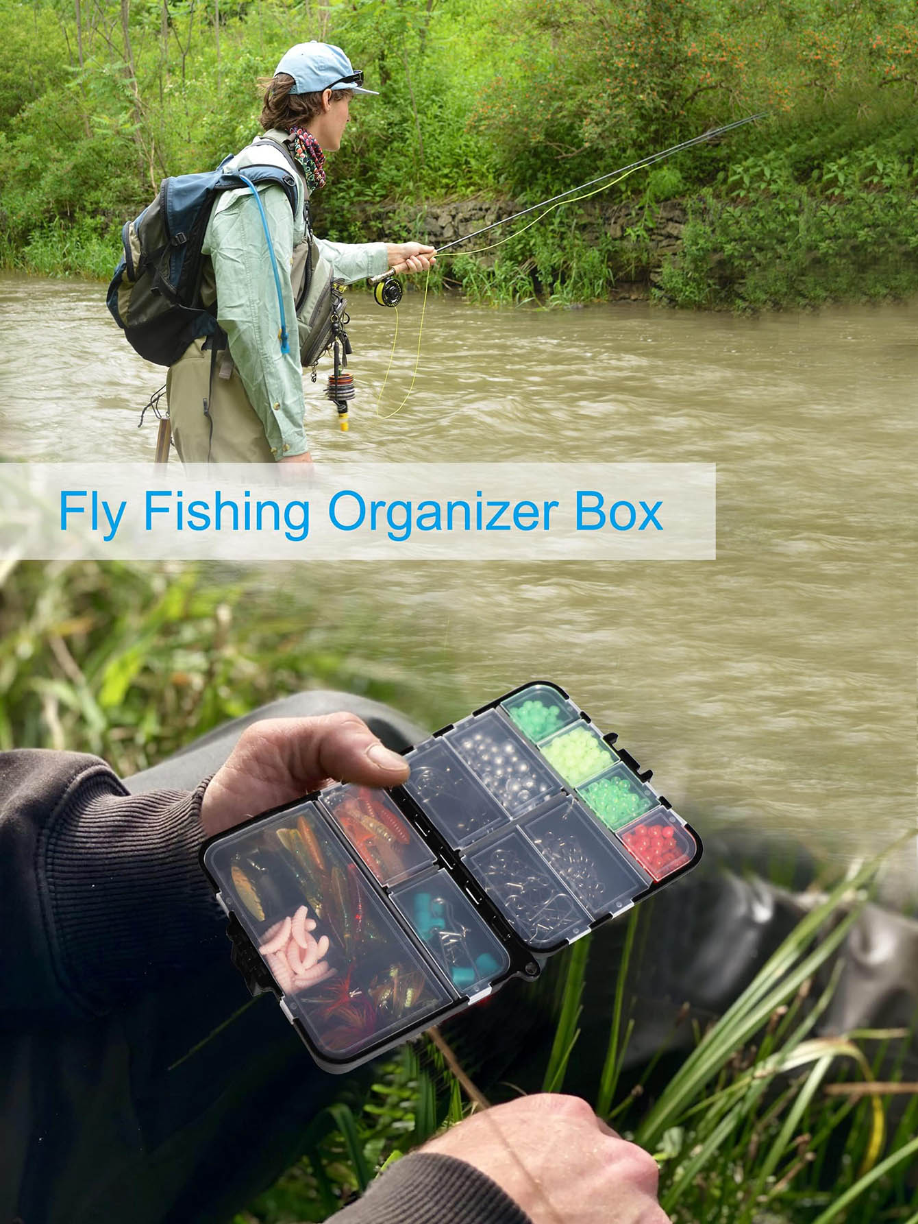 Małe pudełko na sprzęt Organiz – Fishing Kayak Crate recenzja i cena