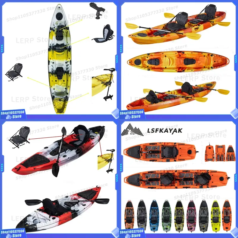 Dwuosobowy plastikowy, sztywny – Fishing Kayak Sit In recenzja i cena
