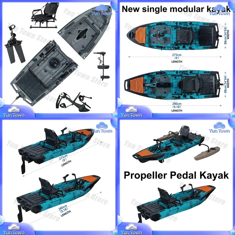 Modułowy kajak 9,5 stopy Sit O – Fishing Kayak Sit In recenzja i cena